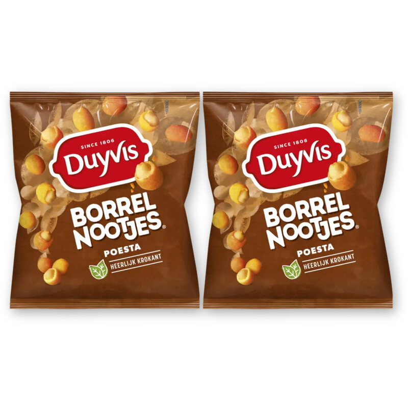 Duyvis Borrelnootjes Poesta 2-pack