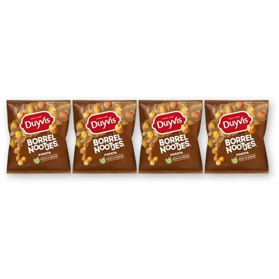 Duyvis Borrelnootjes Poesta 4-pack