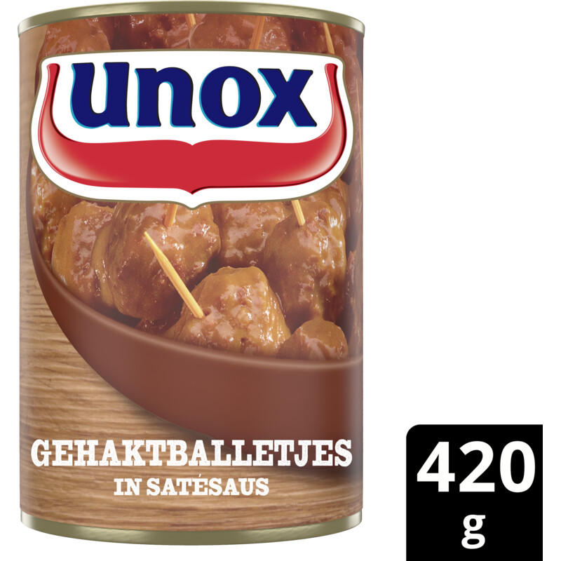 Unox Gehaktballetjes in satesaus