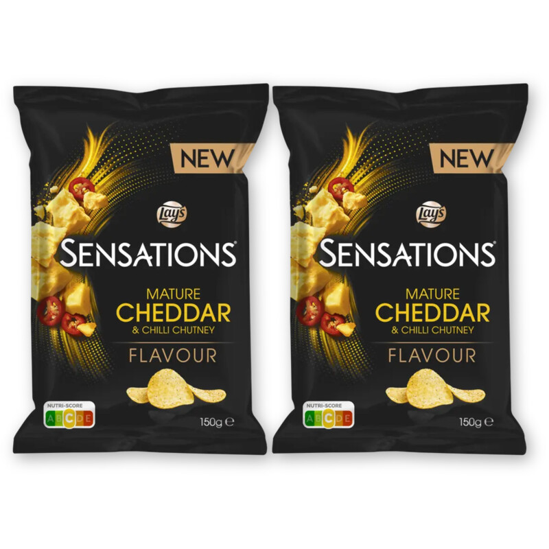 Lay's Sensations mature cheddar & chilli 2pack