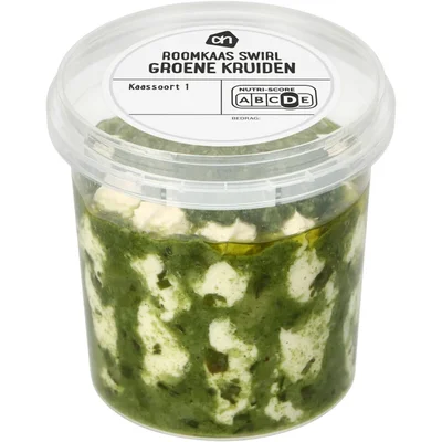 AH Roomkaas swirl groene kruiden