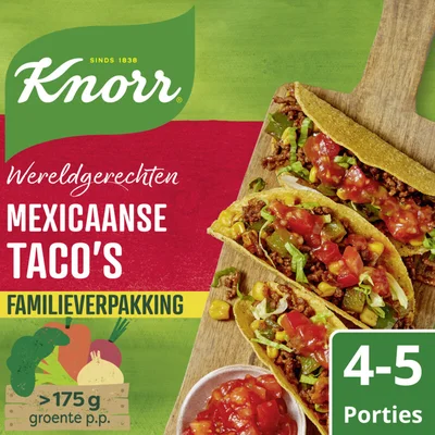 Knorr Wereldgerecht Mexicaanse taco's family
