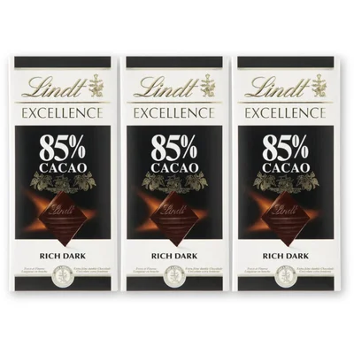 Lindt Excellence 85% pure chocolade 3-pack