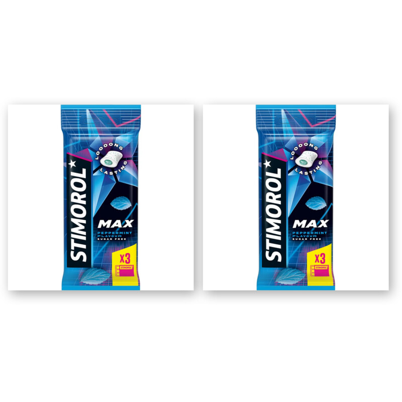 Stimorol Max splash peppermint 2-pack