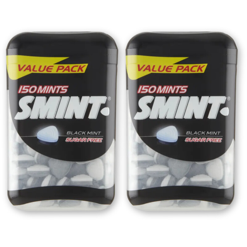 Smint Black mint sugarfree value 2-pack