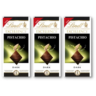 Lindt Excellence pistache puur 3-pack
