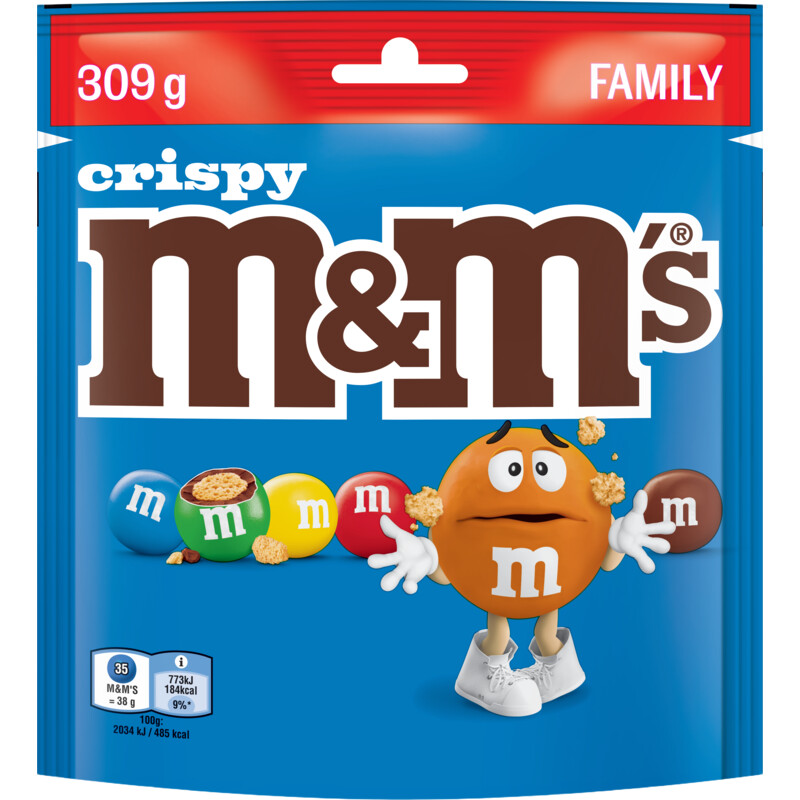 M&M'S Crispy chocolade family
