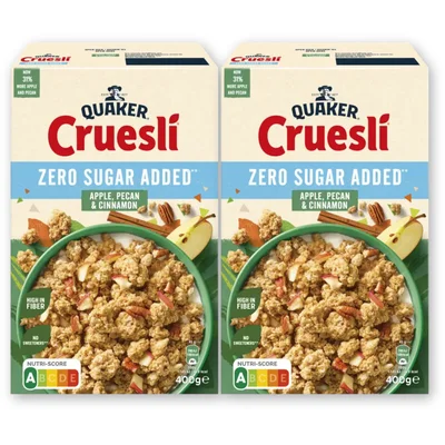 Quaker zsa apple, pecan & cinnamon 2-pack