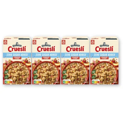 Quaker zsa strawberry & peach 4-pack