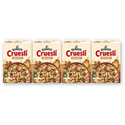 Quaker Cruesli multifruit 4-pack