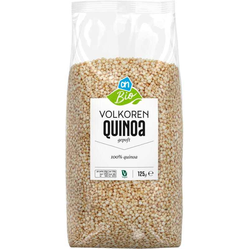 AH Biologisch 100% Volkoren quinoa gepoft