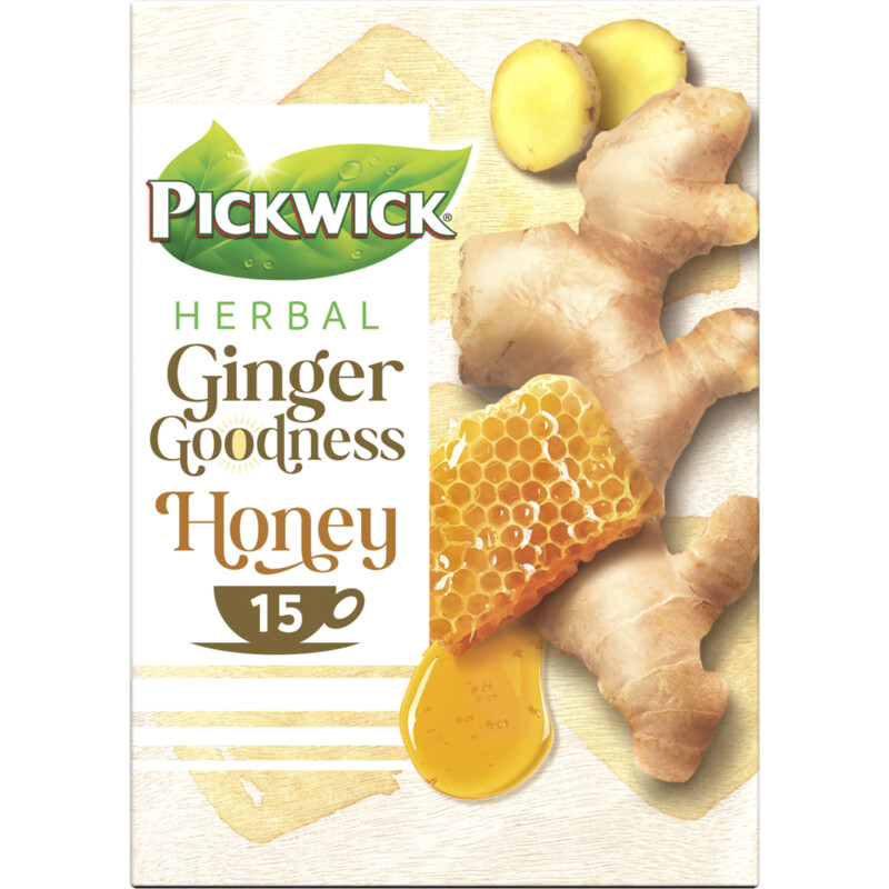 Pickwick Ginger goodness honey kruidenthee