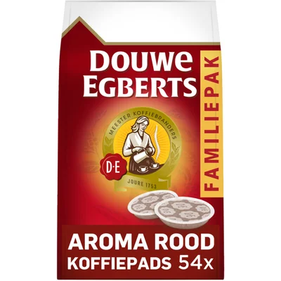 Douwe Egberts Aroma rood koffiepads familiepak