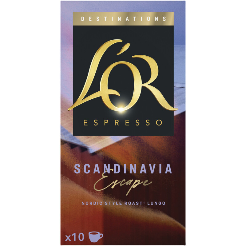 L'OR Lungo Scandinavia escape koffiecups