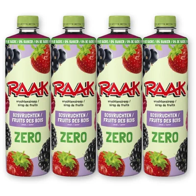 Raak Vruchtensiroop bosvruchten zs 4-pack