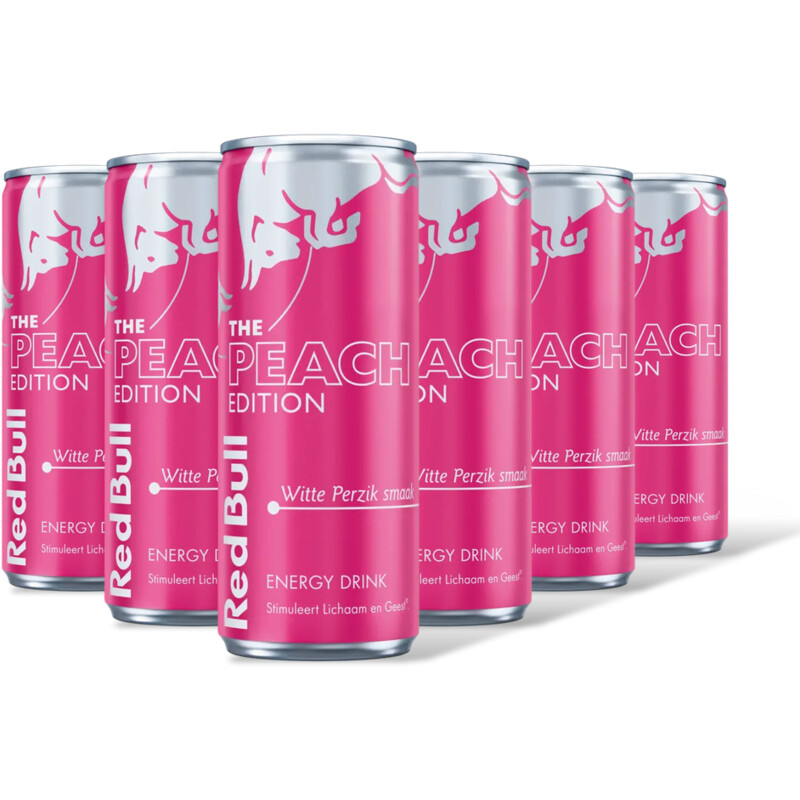 Red Bull White peach 6-pack