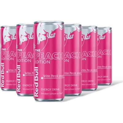 Red Bull White peach 6-pack