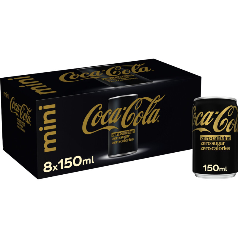 Coca-Cola Zero caffeine zero sugar mini 8-pack