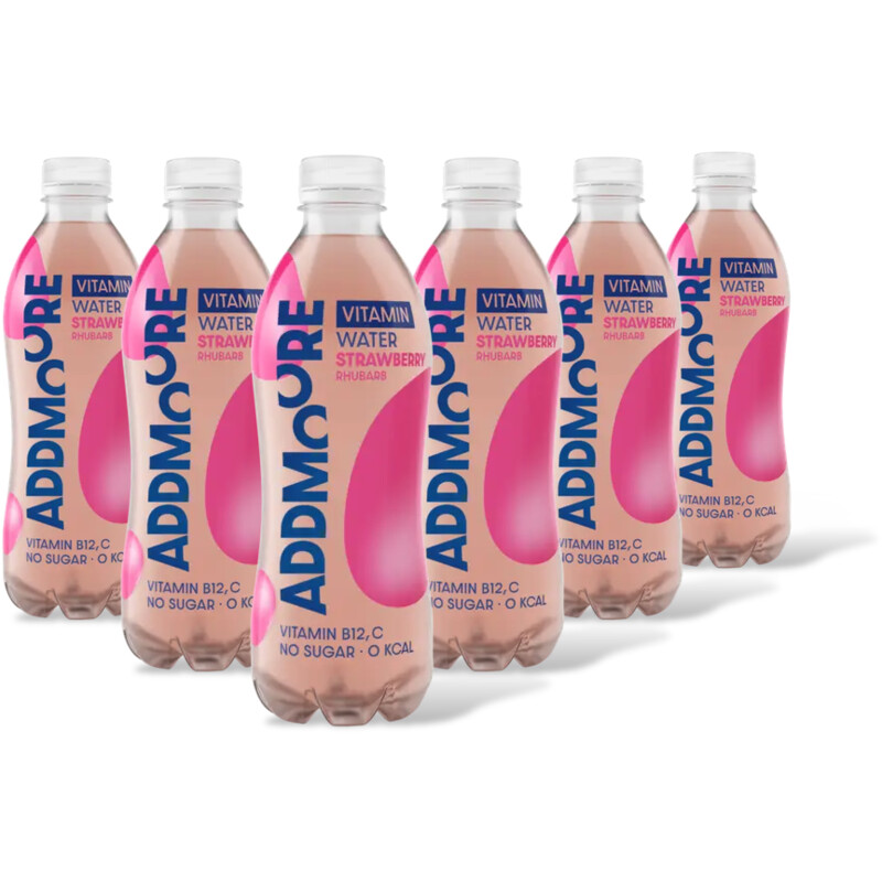 Addmoore Vitamin Water Strawberry 6-pack