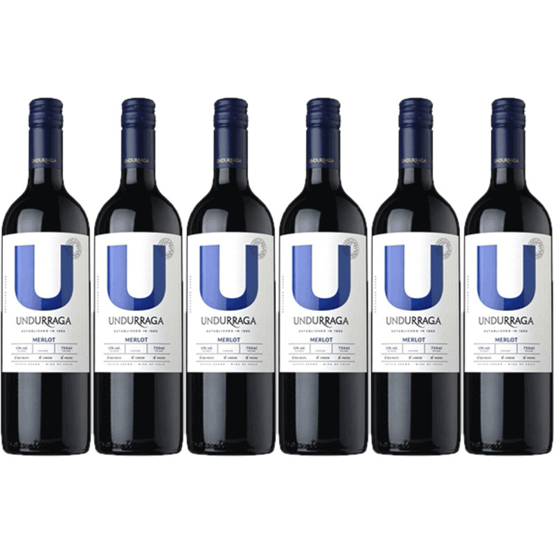 Undurraga Merlot 6 flessen