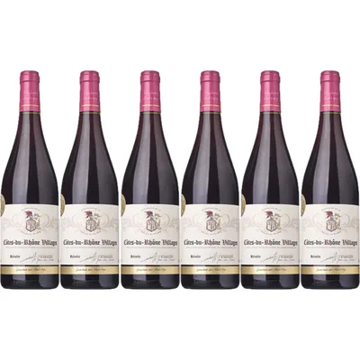 AH Excellent côtes du rhône villages 6 flessen