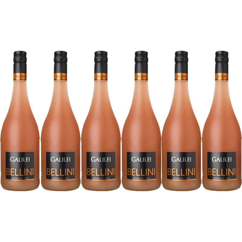 Galilei Bellini frizzante peach 6 flessen