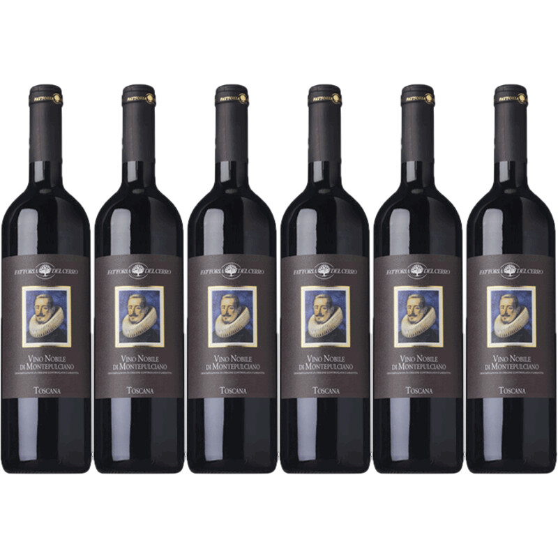 Fattoria del Cerro  Vino nobile di montepulciano 6 flessen