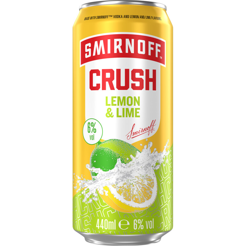 Smirnoff Crush lemon & lime
