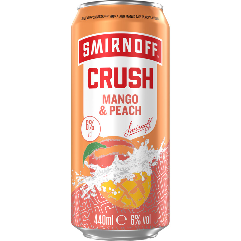 Smirnoff Crush mango & peach