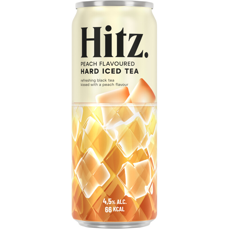 Hitz Hard iced tea peach flavoured