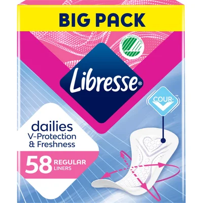 Libresse Dailies regular inlegkruisjes big pack