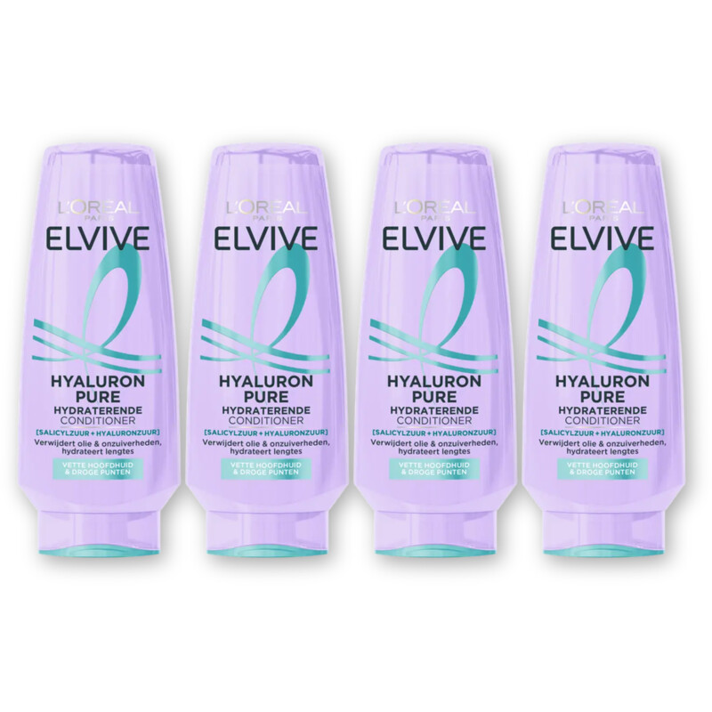 L'Oréal Paris Elvive Hydra hyaluronic pure conditi 4-pack