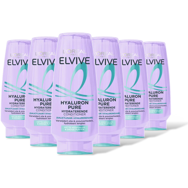 L'Oréal Paris Elvive Hydra hyaluronic pure conditi 6-pack