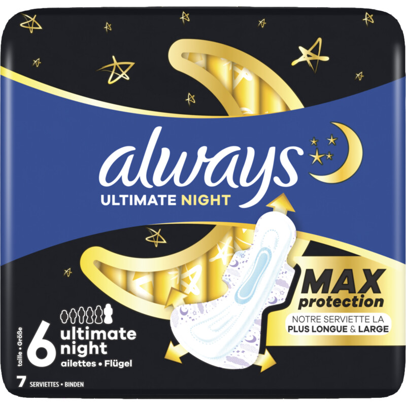 Always Ultra ultimate night wings