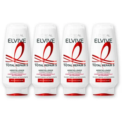 L'Oréal Paris Elvive Elv total rep5 crsp 4-pack