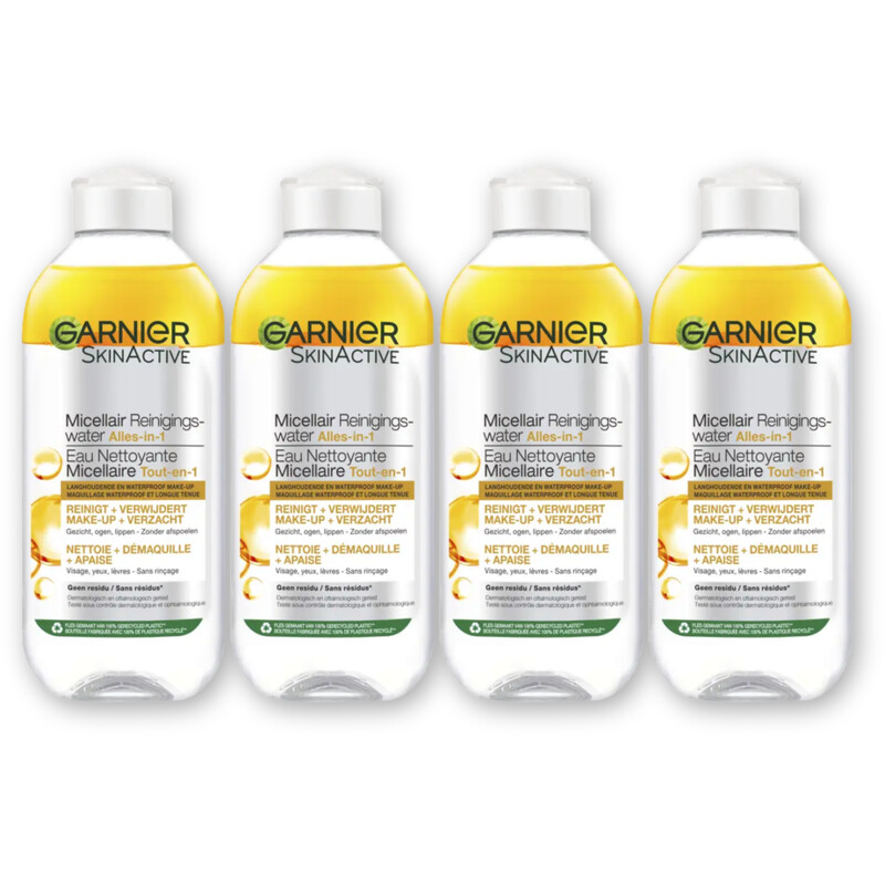 Garnier Micellair reinigingswater in olie 4-pack