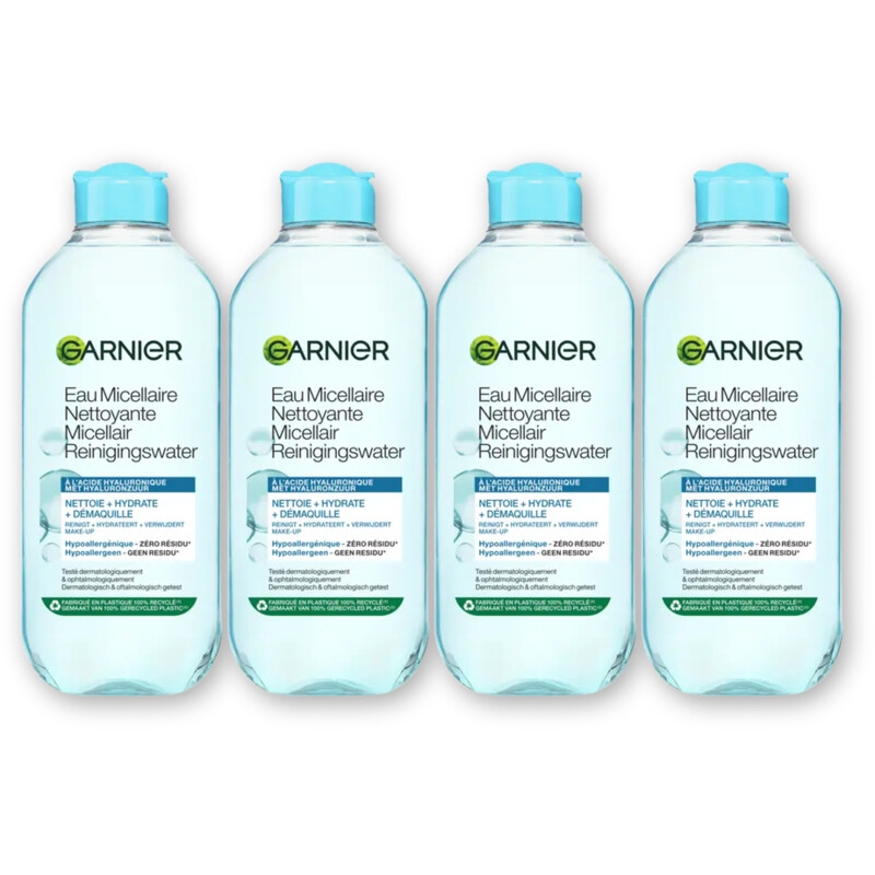 Garnier Micellair hyaluronzuur & aloe vera 4-pck