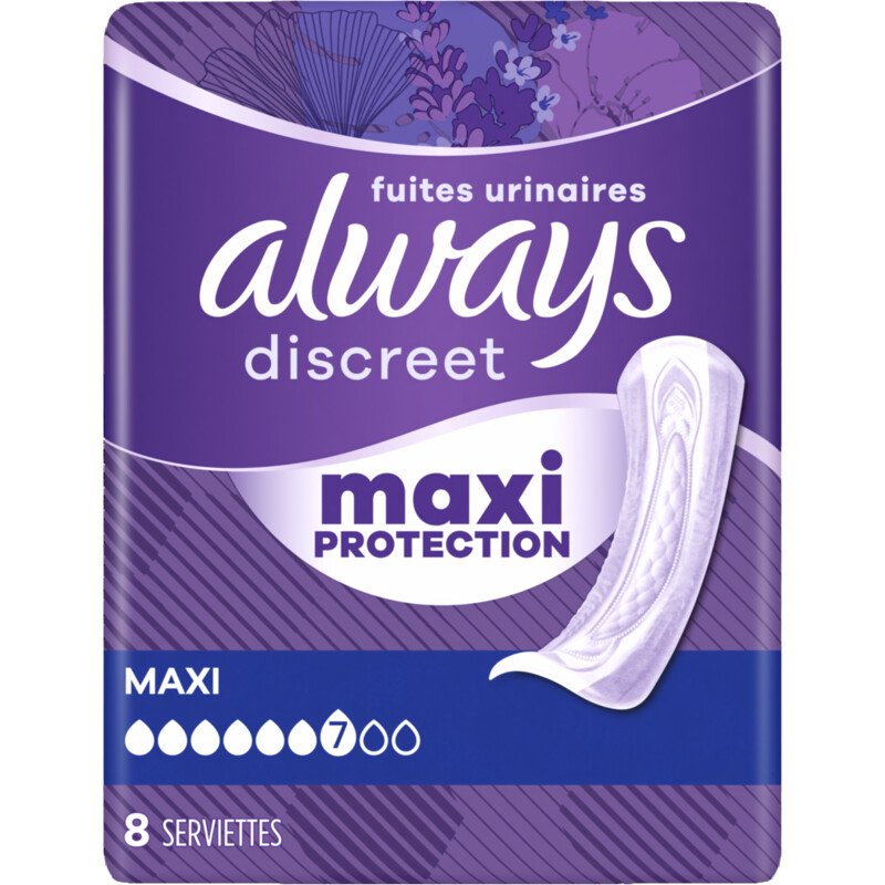 Always Discreet maxi protection inlegkruisjes