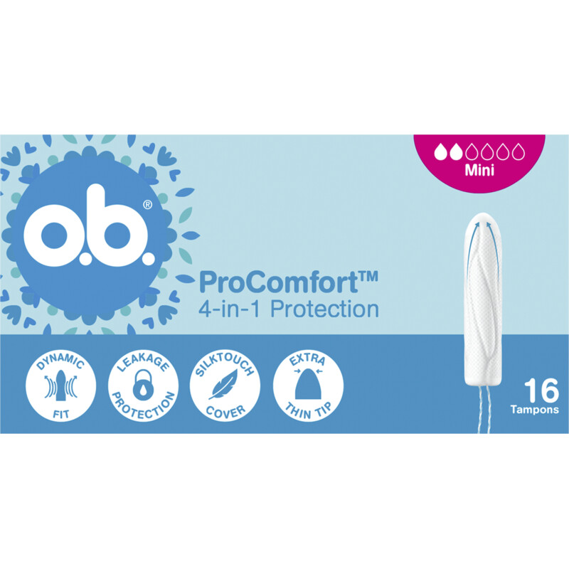 o.b. Pro comfort 4-in-1 protection mini