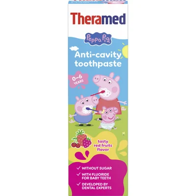 Theramed Peppa pig rode vrucht 0-6 jaar