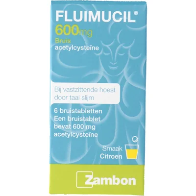 Fluimucil 600mg bruistablet