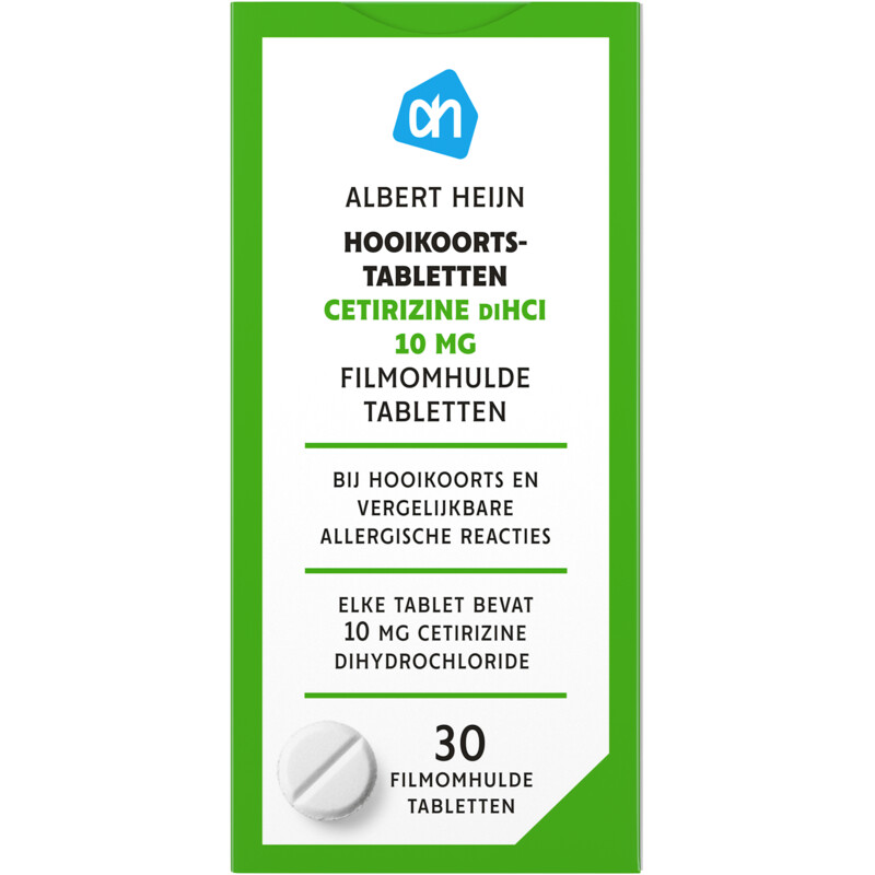 AH Hooikoortstabletten cetirizine 10mg