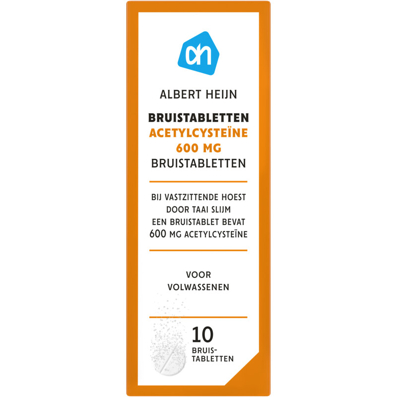 AH Bruistabletten acetylcysteïne 600mg
