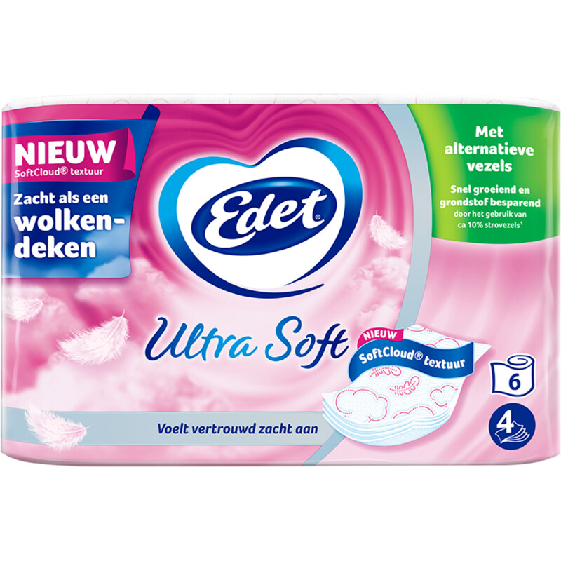 Edet Ultra soft 4-laags toiletpapier