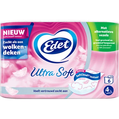 Edet Ultra soft 4-laags toiletpapier