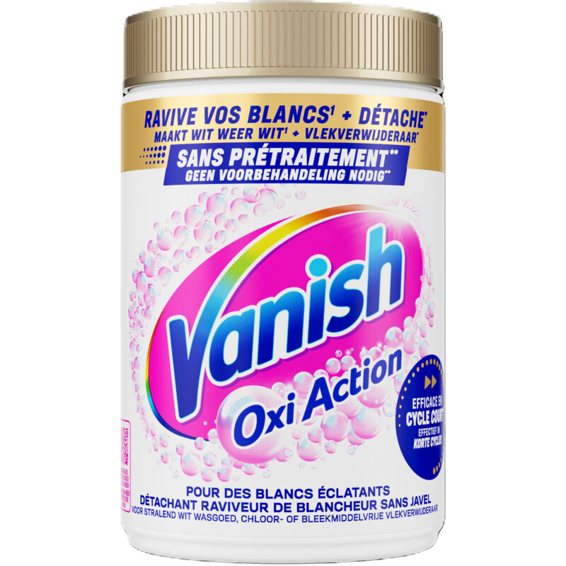 Vanish Vlekverwijderaar poeder voor witte was