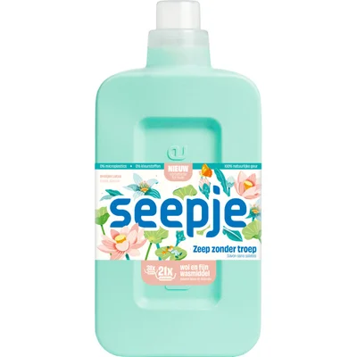 Seepje Wasmiddel wol en fijn vrolijke lotus