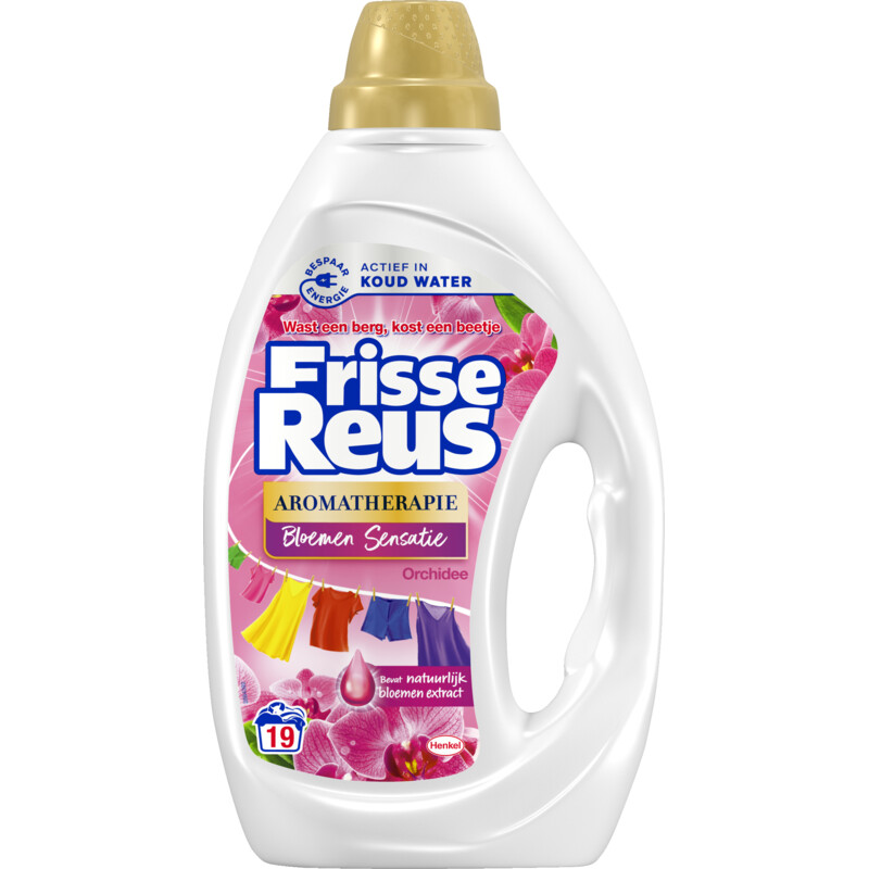 Frisse Reus Wasmiddel vloeibaar gel orchidee