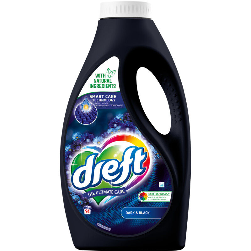 Dreft Ultimate care wasmiddel dark & black