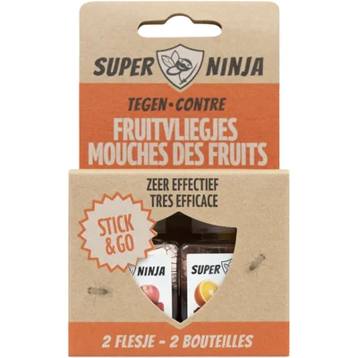 Super Ninja Tegen fruitvliegjes stick & go